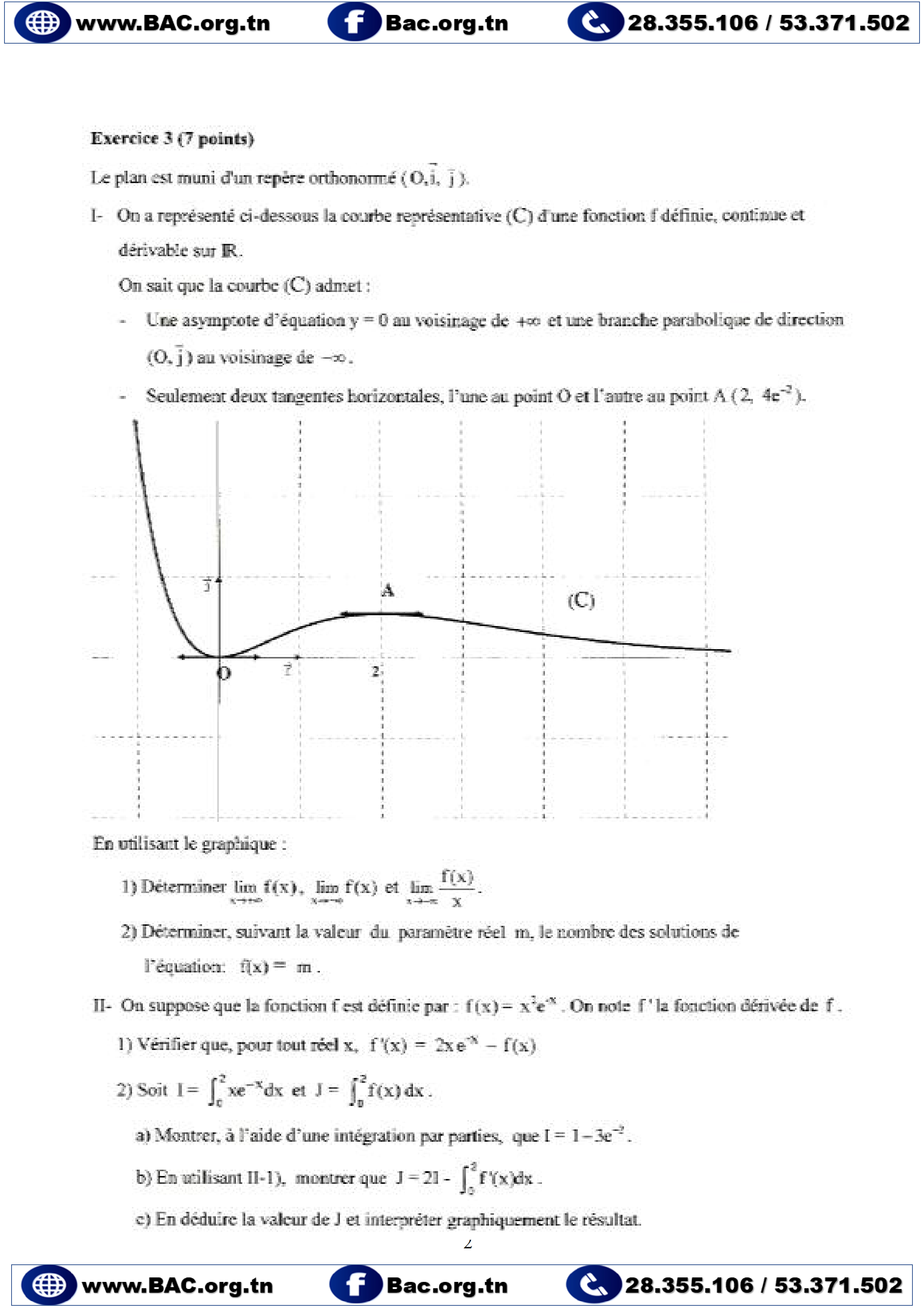Examens Baccalauréat Avec Corrigés - Mathématiques - Bac Technique 2026 - 2011-2025 – Image 3