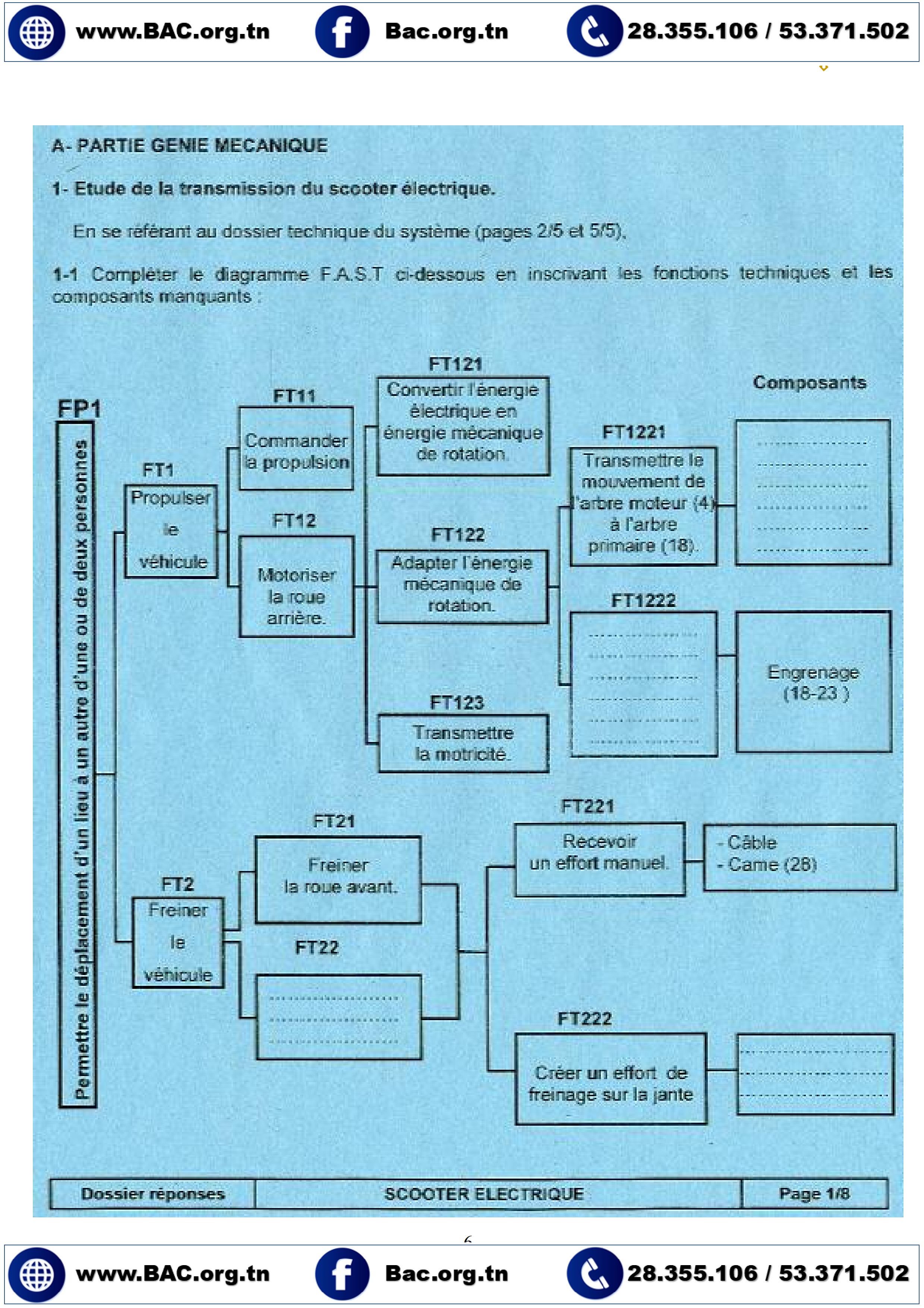 Examens Baccalauréat Avec Corrections - Technique - Bac Technique 2026 - 2010-2025 – Image 7